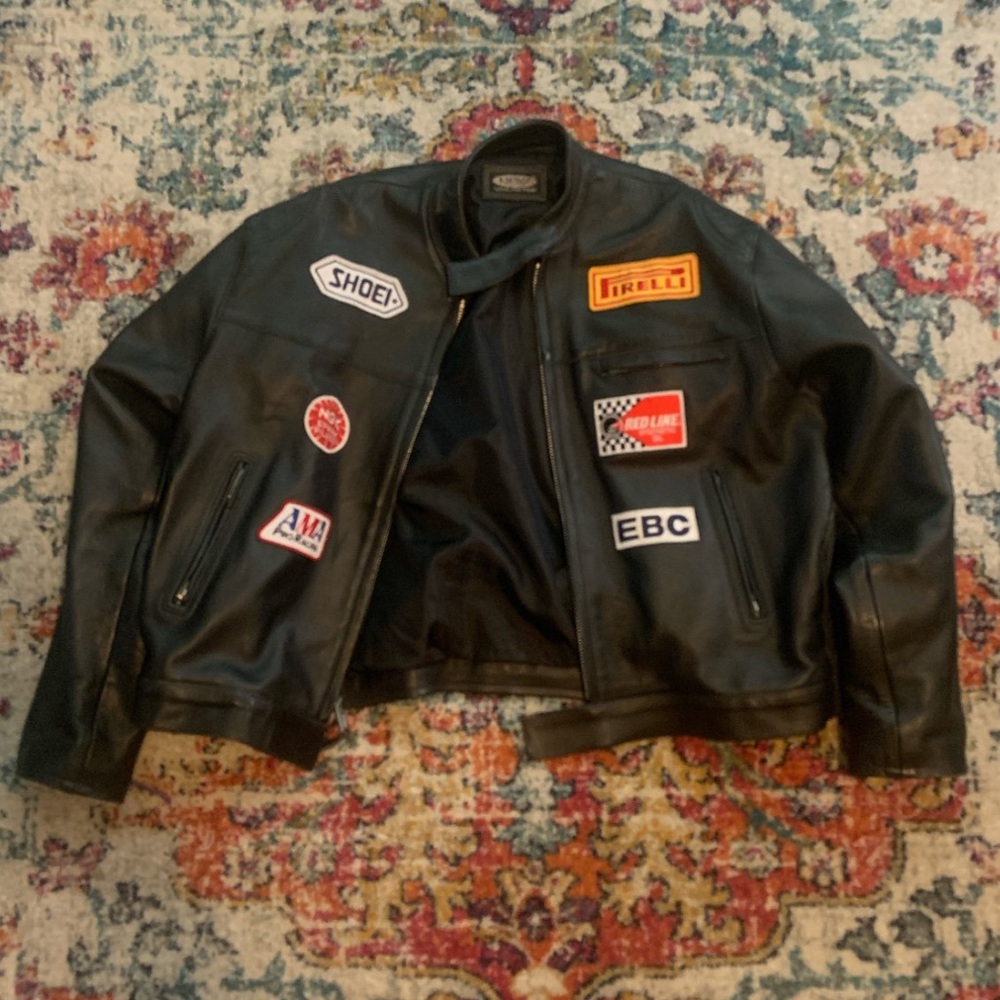 Leather Biker Jacket Deadstock Nexx